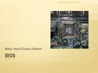 basic input output system
