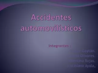 accidentes automovil sticos