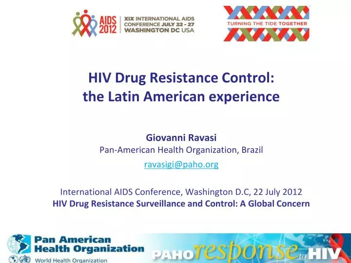 hiv drug resistance control the latin american experience