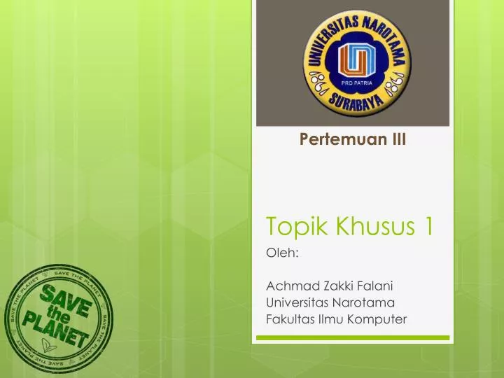 topik khusus 1