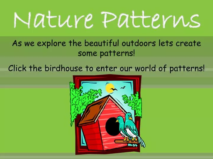 nature patterns