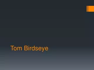 Tom Birdseye
