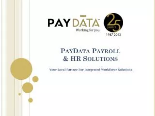 PayData Payroll &amp; HR Solutions