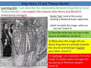 King Henry II and Thomas Becket