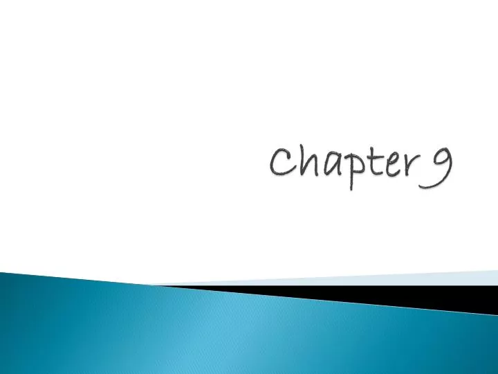 chapter 9