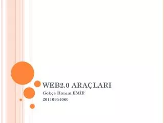 web2 0 ara lari