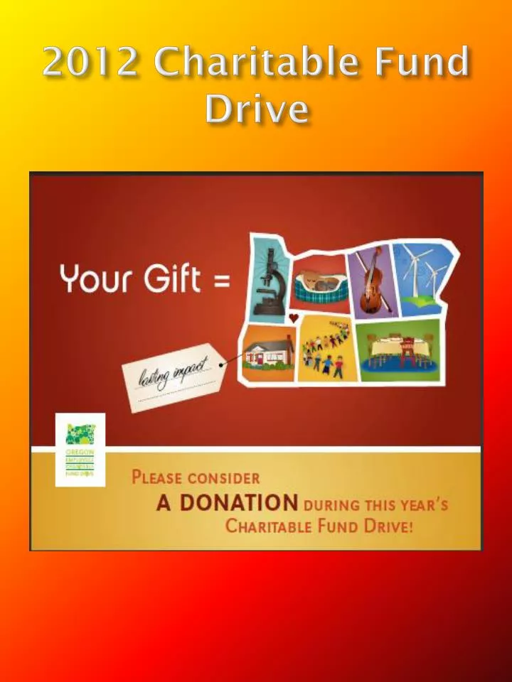 2012 charitable fund drive