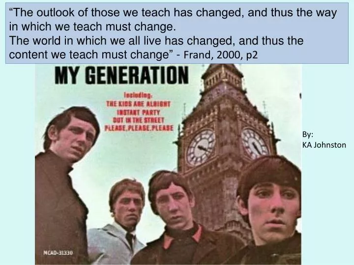 my generation