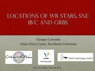 LOCATions of WR stars, SNE IB/c and GRBs