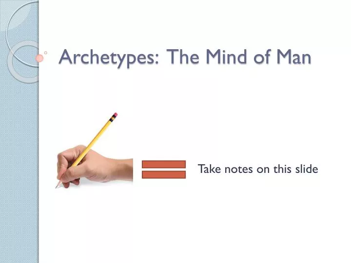 archetypes the mind of man
