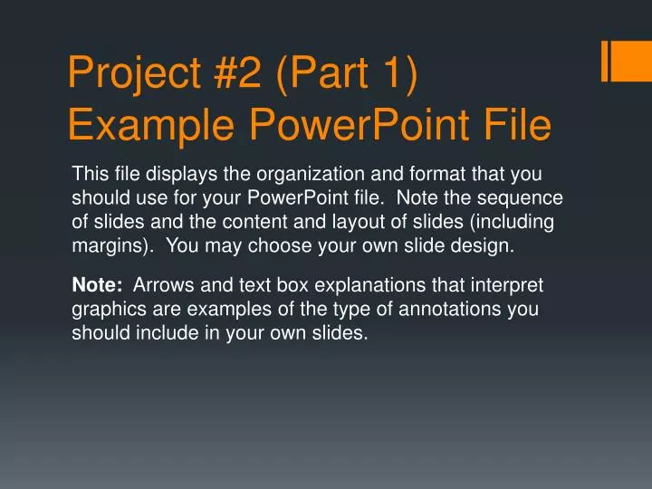 project 2 part 1 example powerpoint file