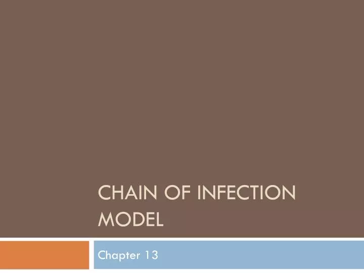 PPT - Chain of Infection Model PowerPoint Presentation, free download ...