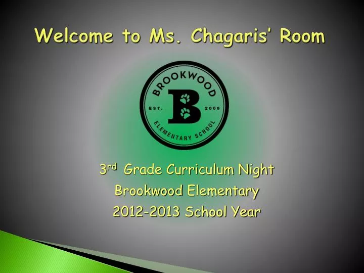 3 rd grade curriculum night brookwood elementary 2012 2013 school year