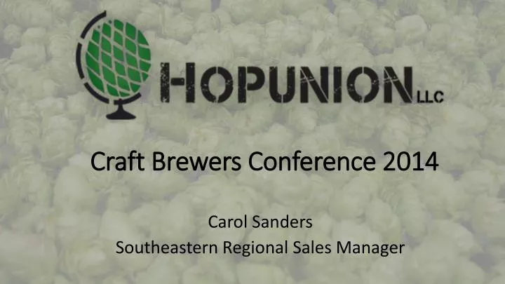 craft brewers conference 2014