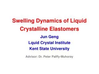 Swelling Dynamics of Liquid Crystalline Elastomers