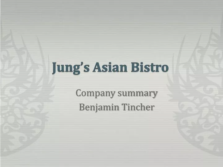 jung s asian bistro