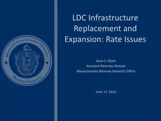 LDC Infrastructure Replacement and Expansion: Rate Issues