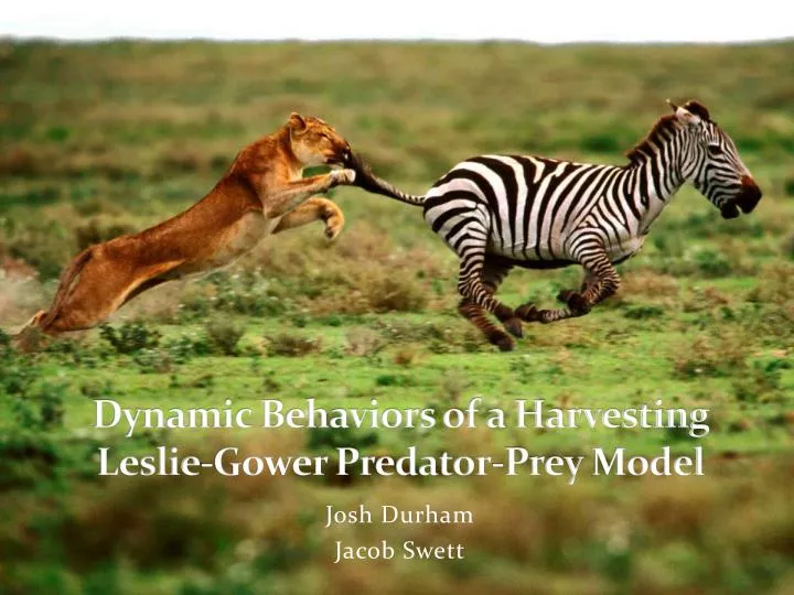 dynamic behaviors of a harvesting leslie gower predator prey model
