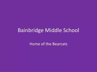 Bainbridge Middle School