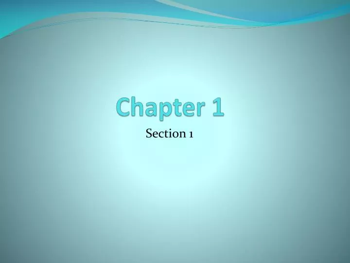 chapter 1