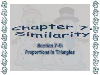 Chapter 7: Similarity