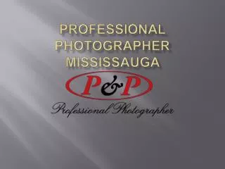 Professional Photographers Mississauga