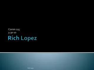 Rich Lopez