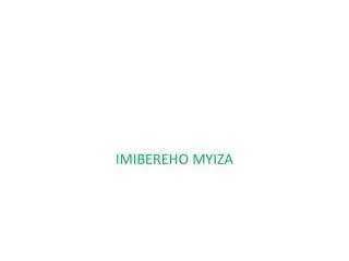 imibereho myiza