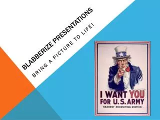 Blabberize Presentations