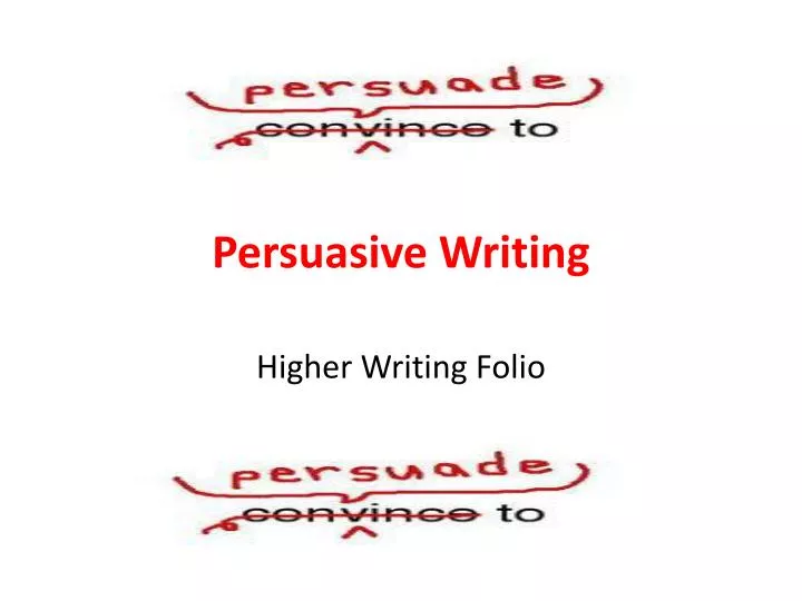 persuasive writing