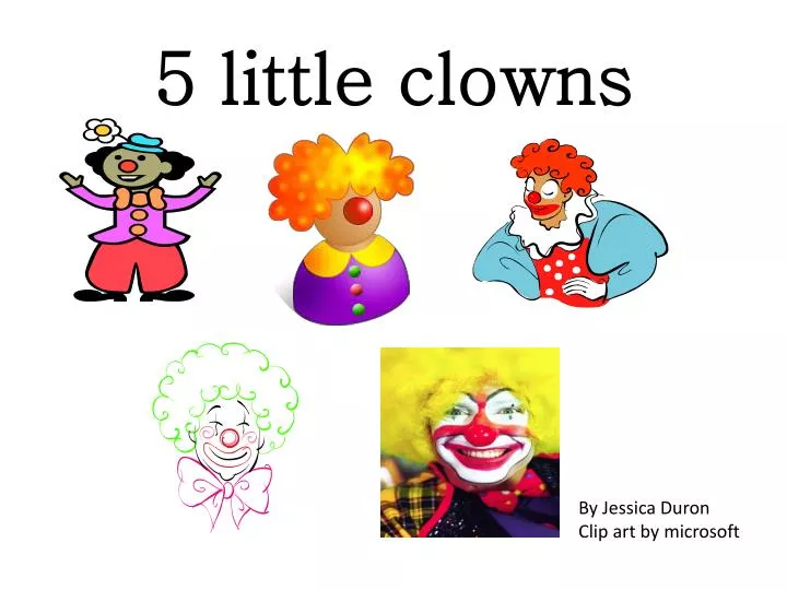 5 little clowns