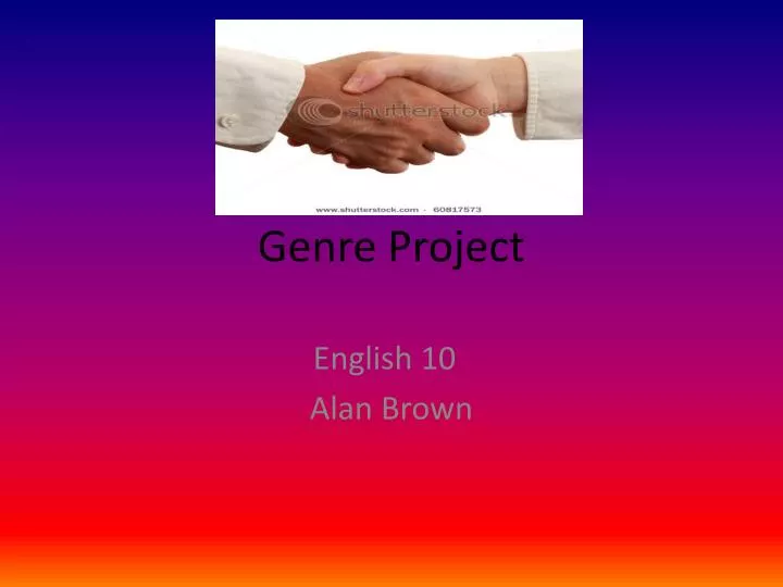 genre project