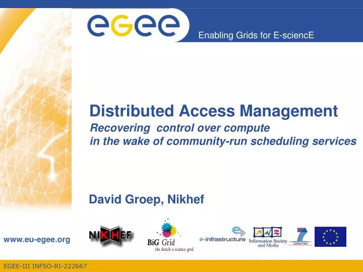 distributed access management