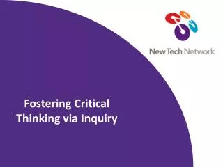 Fostering Critical Thinking via Inquiry
