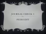 Journal check 1 - slide 1