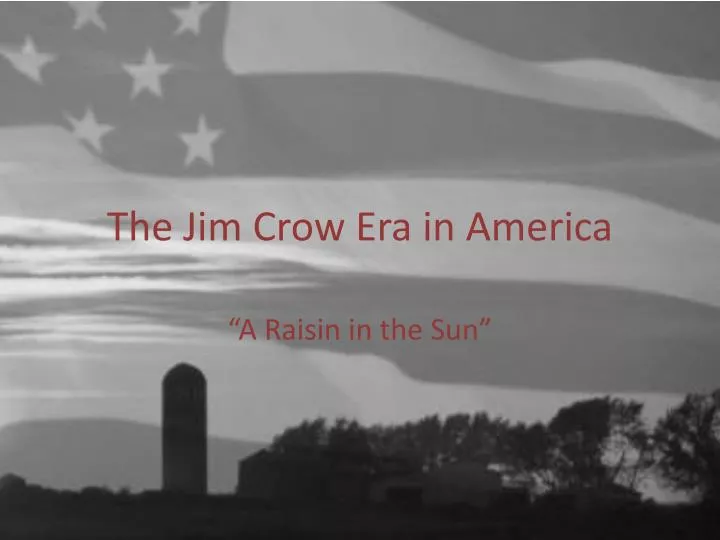 the jim crow era in america