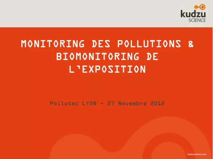 monitoring des pollutions biomonitoring de l exposition