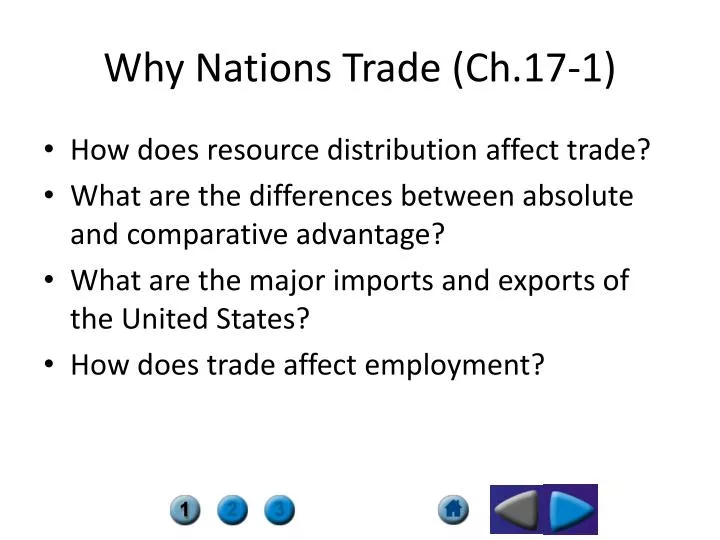 why nations trade ch 17 1