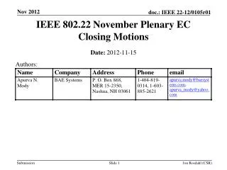 ieee 802 22 november plenary ec closing motions