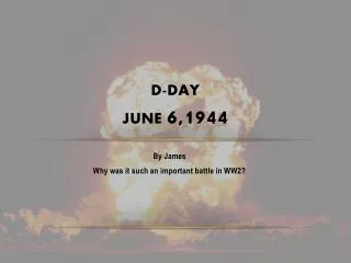 D-day june 6,1944