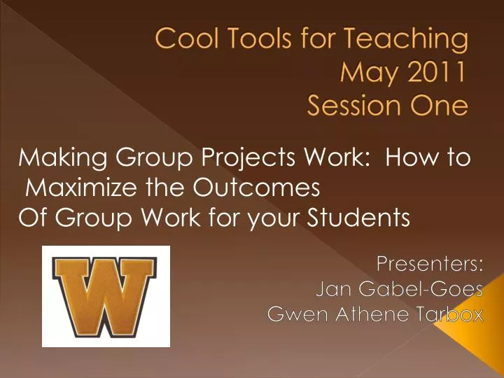 cool tools for teaching may 2011 session one