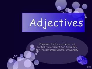 Adjectives