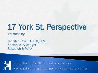 17 York St. Perspective