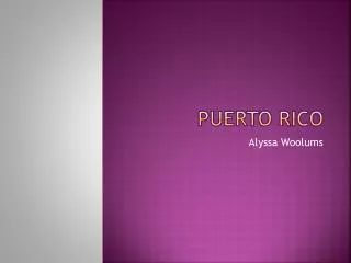 puerto rico