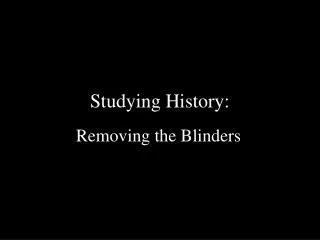 Studying History: