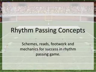 Rhythm Passing Concepts