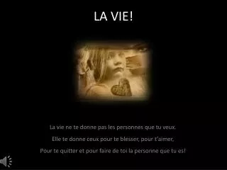 la vie