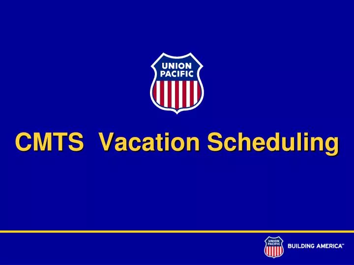 cmts vacation scheduling