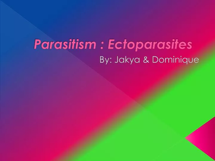 parasitism ectoparasites