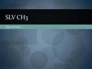 slv ch3